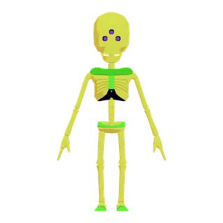 Alien Skeleton — free CC0 VRM avatar