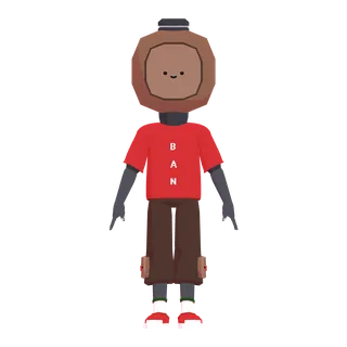 Ban Hammer Dude — free CC0 VRM avatar