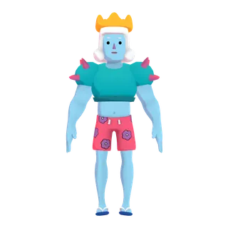 Beach King — free CC0 VRM avatar