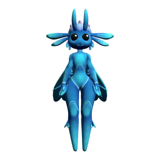 Blue Pixie — free CC0 VRM avatar