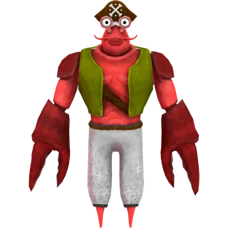 Captain Lobster — free CC0 VRM avatar