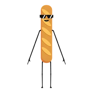 Cool Baguette — free CC0 VRM avatar