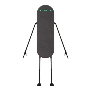 Cool Board — free CC0 VRM avatar