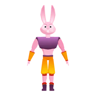 Cool Bunny — free CC0 VRM avatar