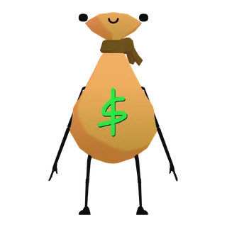 Cool Money Bag — free CC0 VRM avatar