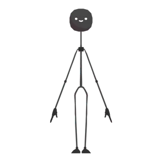 Cool Stickman — free CC0 VRM avatar