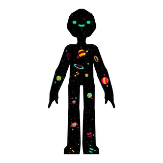Cosmic Person — free CC0 VRM avatar