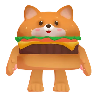 Dogo Burger — free CC0 VRM avatar