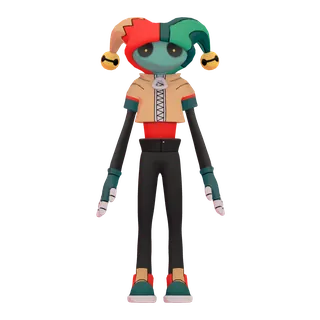 Joker Dude — free CC0 VRM avatar