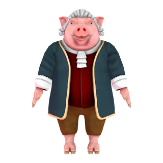 Lord Piggington — free CC0 VRM avatar