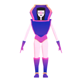 Moon Girl — free CC0 VRM avatar