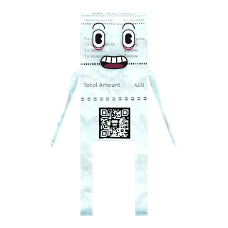 Mr.Receipt — free CC0 VRM avatar