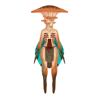 Mushroom Fairy — free CC0 VRM avatar