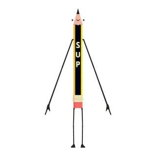 Pencil Being — free CC0 VRM avatar