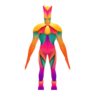 Petal Dude — free CC0 VRM avatar