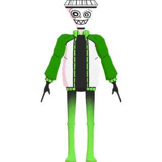 Polydancer — free CC0 VRM avatar