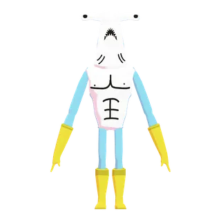 Shark Person — free CC0 VRM avatar