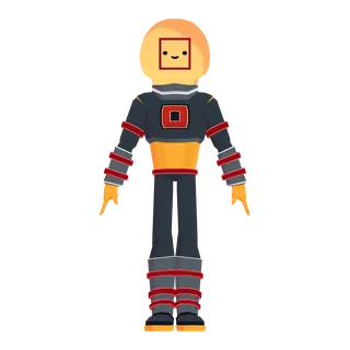 Square Cosmonaut — free CC0 VRM avatar