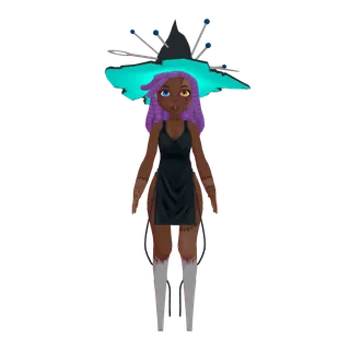 Stitch Witch — free CC0 VRM avatar