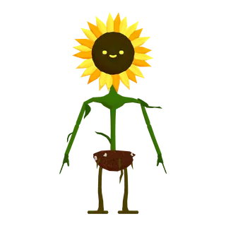 Sunflower Person — free CC0 VRM avatar