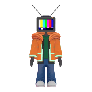 Urban TV — free CC0 VRM avatar